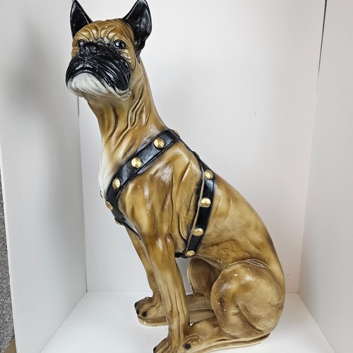 Vintage life size boxer - vintage,
