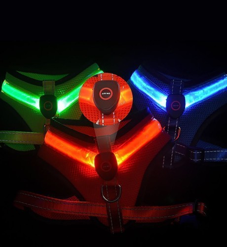 Light dog harness led - harness,,