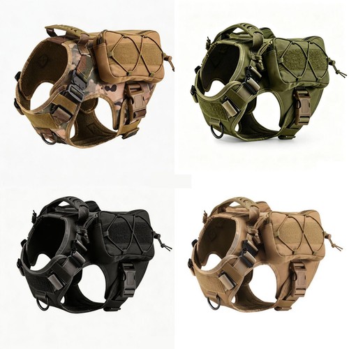 Tactical dog vest harness - tactical,