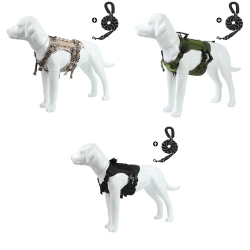 Tactical dog vest harness - tactical,