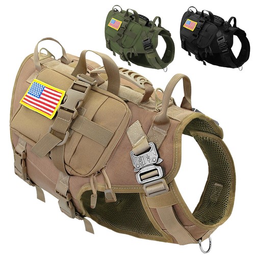 Military dog harness - military,