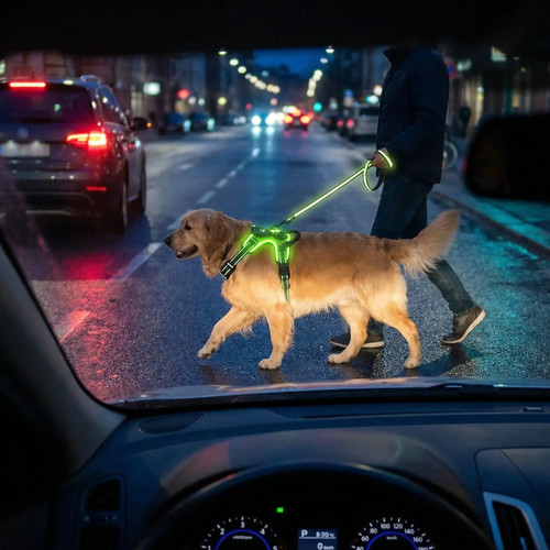 Glow bright led dog - glow,