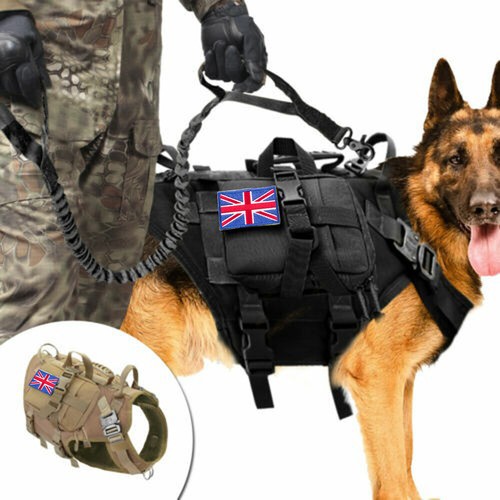 Tactical dog harness with - dog,